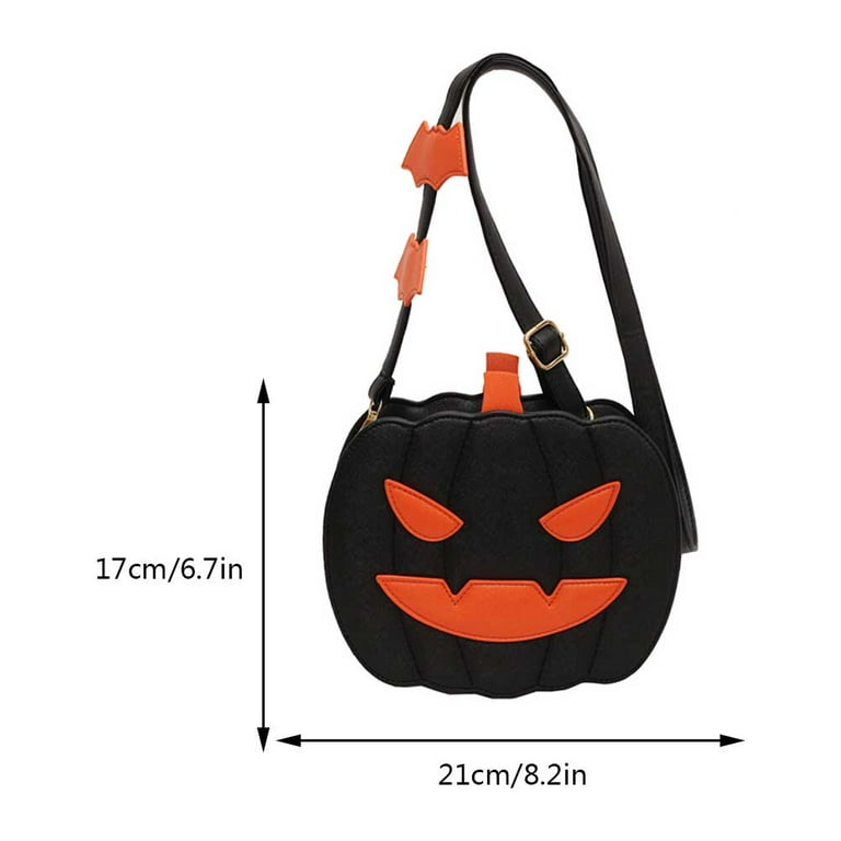 black pumpkin purse