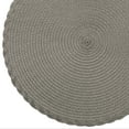 thumbnail image 3 of Dainty Home Set of 6 Placemats | Elegant and Durable | 15x15 in Round Woven Non-Slip Washable Place Mats | Tear-Resistant Heat | Resistant Placemats, 3 of 4