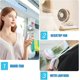 thumbnail image 2 of Portable Handheld Fan, Hand Fan with USB Rechargeable Battery, Mini Electric Pocket Fan Foldable for Desktop, Home,Office, 2 of 5