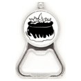 thumbnail image 1 of Incendio feliz Miedo Halloween Acero inoxidable Metal cerveza tapa sacacorchos, 1 of 3