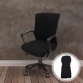 thumbnail image 1 of EXHUMKY 1Pcs Reactive Dyeing Rotating Armchair Slipcover for Computer Chair Seat Cover Protection General Users, 1 of 7