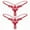 Red, variant on beishanbush 2025 Women'S Panties Under $5 Women Panties Low Waist Thongs Underwear Panties Underwear for Women for Womens Pendant Pearl