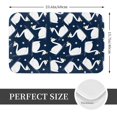thumbnail image 2 of Sikiie Swan Print Flannel Anti-slip Floor Mat 16x24in, Thickened Dustproof Entrance Door Mat Floor Mat for Kitchen, Bathroom, Laundry Room, 2 of 7