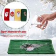 thumbnail image 2 of Juego De 3 Toallas De Mano Navideñas De Puro Algodón Bordado, Suaves Y Absorbentes, Perfectas para El Baño Y La Cocina. (Amarillo + Verde + Blanco), 2 of 4