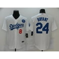 thumbnail image 1 of Dodgers 17 Ohtani 8-24 Bryant Baseball Uniform Embroidery Jerseys, 1 of 2