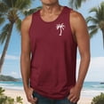 thumbnail image 1 of Camiseta sin mangas de cuello redondo para hombre, blusa informal de verano sin mangas con estampado de cuello redondo para hombre, 1 of 5