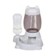 thumbnail image 1 of Automatic Pet Feeder Cat Dog Food Dispenser&Water Fountain Drinker Bowl Dish, 1 of 5