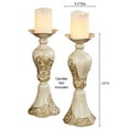 thumbnail image 3 of Floressa Candleholder Pair Multi Metallic Gold Metallic Candleholder Pair, 3 of 5