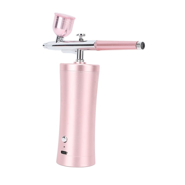 Kit De Aerógrafo Eléctrico De 30PSI, Aerógrafo De Maquillaje Inalámbrico Para Pintura De Uñas, Juego De Carga USB Para Colorear Modelo De Tatuaje De Arte De Uñas