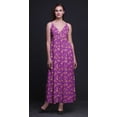 thumbnail image 2 of Bimba Robe Longue Maxi à Bretelles Spaghetti Ajustables à Imprimé Floral, Tenue de Plage d'Été - Moyen, 2 of 5