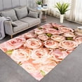 thumbnail image 2 of 3D Rose Flower Carpet Living Room Large Area Rug Bedroom Decor Mat Hallway Doormat Entranc, 2 of 7