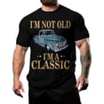thumbnail image 2 of VNKIDY Mens T-Shirt Short Sleeve Crewneck Loose Fit Tees Lightweight Vintage Truck Print Breathable Tops For Summer Casual Daily Wear Fashionable Top, 2 of 5