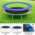 thumbnail image 4 of GVN 14 Feet Waterproof and Tear-Resistant Universal Trampoline Safety Pad Spring Cover-Blue, 4 of 10