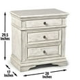 thumbnail image 2 of Steve Silver Highland Park King 4PC White, 2 of 11