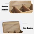 thumbnail image 4 of Outdoor Camping Cooker Carrying Bag Water Proof Travel Kitchen Cookware Utensils Storage Bag Sundries Organizers Handbag Khaki, 4 of 5