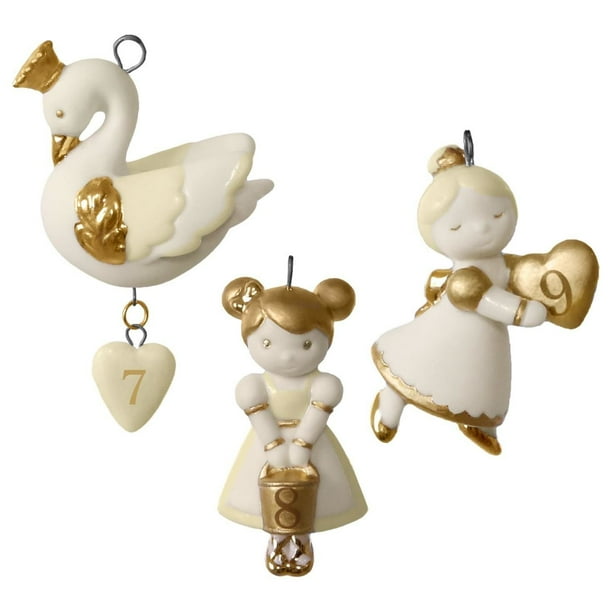 Hallmark 2016 Christmas Ornament 12 Little Days of Christmas Set of