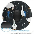 thumbnail image 4 of Disketp Fashionable Goose Small Mouse Pad 7.9x7.9 Inches,Washable Round Mousepad For Office Laptop Computer,Non-Slip Rubber Base Mouse Pads For Wireless Mouse, 4 of 8