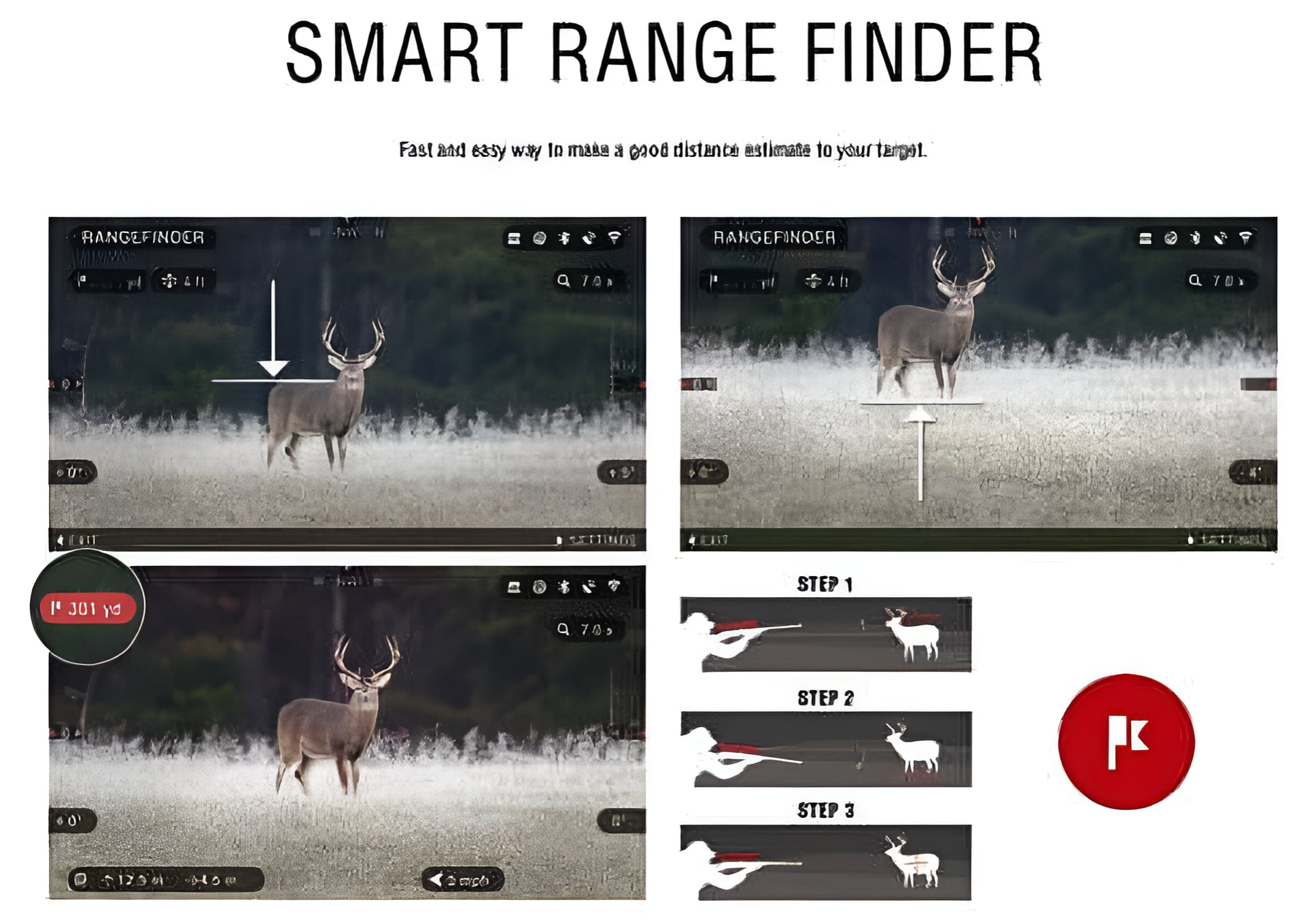 Restored Premium ATN X-Sight 4K Pro 5-20x Smart Day/Night Rifle Scope, Qdm Free (Refurbished)