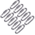 thumbnail image 3 of Chain Connector,10Pcs Quick Link Connector Stainless Steel Quick Links Quick Link Connector Enhanced Durability, 3 of 8