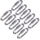 thumbnail image 2 of Mosquetón roscado, 10 piezas, conector de enlace rápido, conector de cadena de bloqueo, diseño fácil de usar, 2 of 8