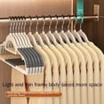 thumbnail image 3 of 10PCS Anti Slip Hanger Household Clothes Hanger Plastic Non Marking and Anti Slip Hanger Clothing Rack Drying Rack for Clothes, 3 of 6