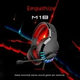 NGHnuifg New Gaming Headset 3.5mm OverEar Headphone Microphone For/PC