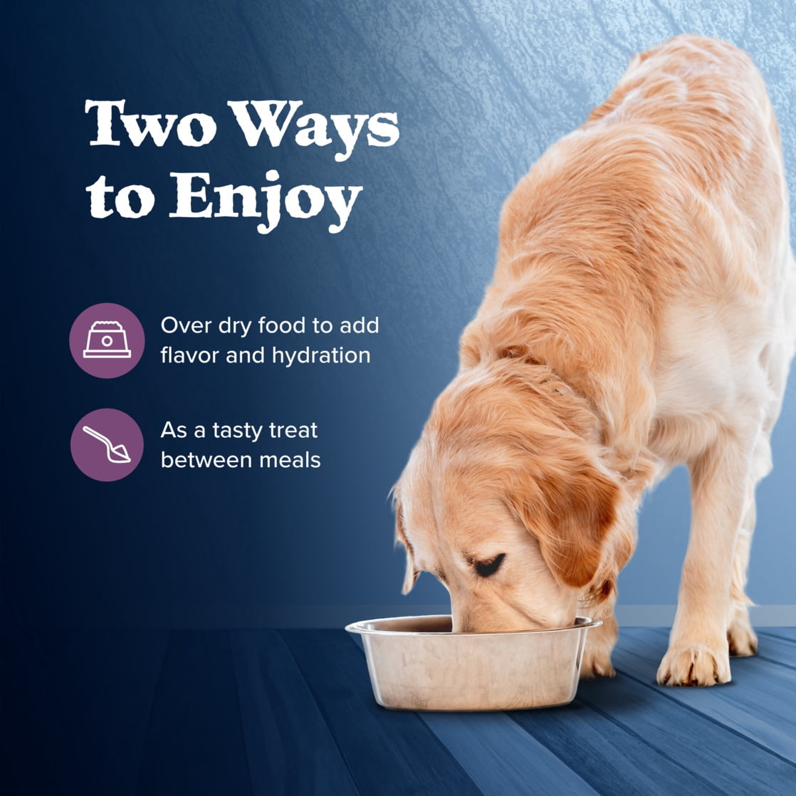 Blue Buffalo Wilderness Trail Toppers Wet Dog Food, Chunky Beef Bites in Hearty Gravy