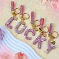 thumbnail image 4 of Bling Alphabet Keychain for Women Girls - Alloy Initial Letter (A-Z) Keychain with Sparkly Rhinestones, Cute Keychain Charms, 4 of 6