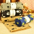 thumbnail image 4 of Promotion Clearance! Lovely Pet Dogs Cats Bed Mat Blanket Soft Winter Warm Fleece Design Pet Puppy Bed Sofa Pet Product Cushion Cover Towel, 4 of 8