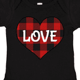 thumbnail image 4 of Inktastic Valentine Buffalo Plaid Love Boys or Girls Baby Bodysuit, 4 of 5