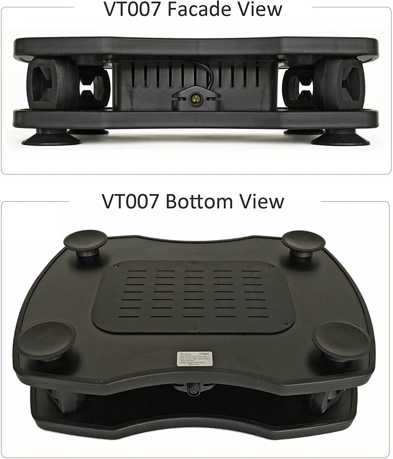 VT007 Vibration Plate Exercise Machine - High Frequency, Low Amplitude | Muscles, Bones and Nerves Training | Blood and Lymph Circulation Improvement