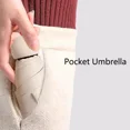 thumbnail image 3 of Folding Travel Umbrella 6 Ribs Lightweight Compact Pocket Umbrella Windproof Rainproof with Capsule Storage for Daily Life dark green, 3 of 6