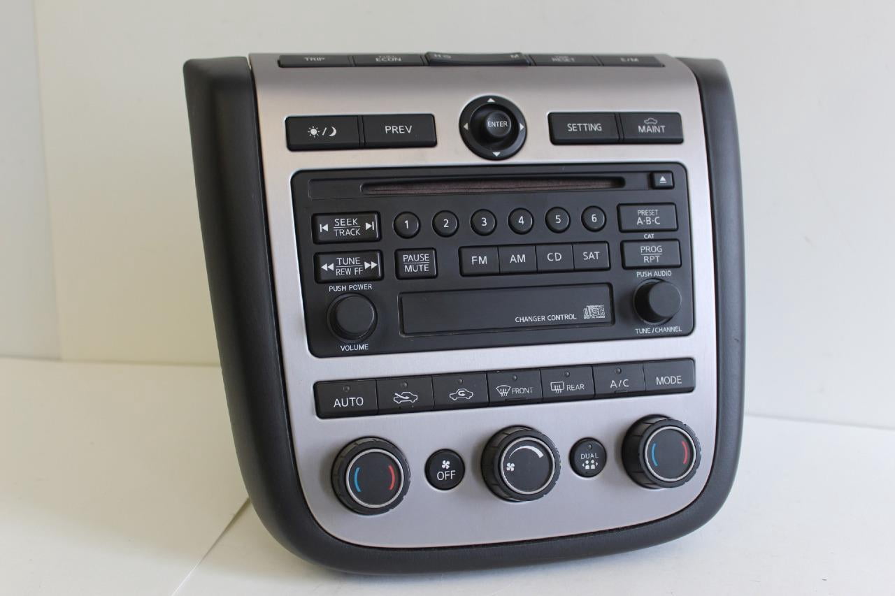 2004-2005 NISSAN MURANO STEREO RADIO CD PLAYER CLIMATE CONTROL 28185 CA010
