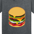 thumbnail image 4 of Inktastic Hamburger Lover Youth T-Shirt, 4 of 5