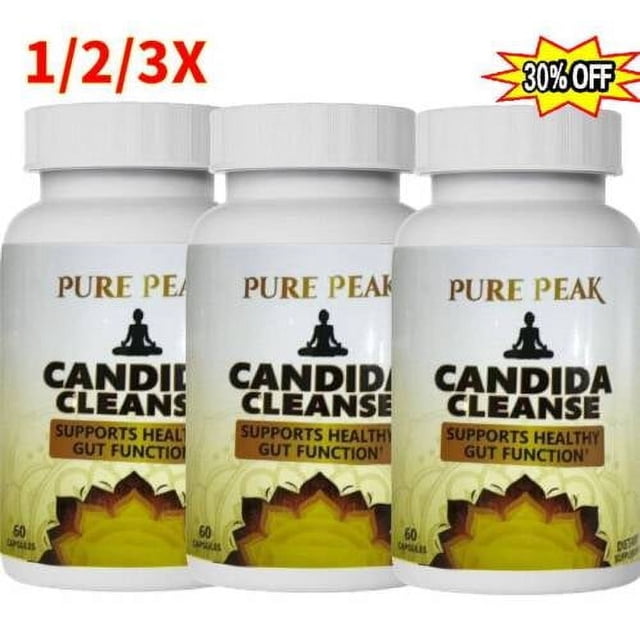 ※Cápsulas de apoyo del complejo de limpieza de Candida, suplemento de desintoxicación y limpieza -1-3X- NUEVO Mejor