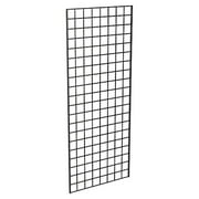 Grid Panel for Retail Display – Perfect Metal Grid for Any Retail Display, 2’ Width x 5’ Height, 3 Grids Per Carton (Black)