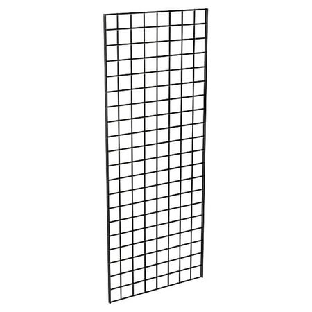 Grid Panel for Retail Display – Perfect Metal Grid for Any Retail Display, 2’ Width x 5’ Height, 3 Grids Per Carton (Black)