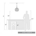 thumbnail image 3 of Florence 1-Light Metal Medium Pendant in Black, 3 of 5