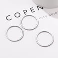 thumbnail image 3 of Clearance Rings for Women Stainless Steel 1mm Rings Simple Ring for Men Wedding Band Couples Birthday Valentine's Day Jewelry, Size 4-10, 3 of 5