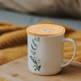 thumbnail image 3 of HOMEMAXS 3Pcs Jar Lid with Straw Hole Reusable Bamboo Jar Covers, 3 of 8