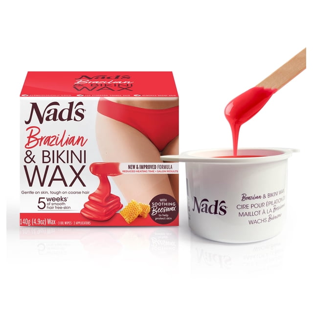 Nad's Brazilan & Bikini Wax Kit, 4.9-Ounces