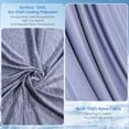 thumbnail image 2 of Aship Cooling Blanket Twin, Q-MAX>0.5 Arc-Chill Cooling Technology Soft Breathable Double-Sided Summer Blankets for Beds - Blue 59"x 79", 2 of 8