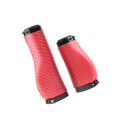 thumbnail image 1 of 2 Pcs Poignées Universelles pour Vélo de Montagne Poignées de Guidon Longues Courtes Rouges, 1 of 9