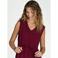 thumbnail image 4 of Vestido de algodón de doble tela sin mangas para mujer Time and Tru, tallas XS-XXXL, 4 of 5