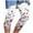 White womens sets, variant on Dianli Pants for Women Summer Calf-Length Pants Floral Print Bohemian Loose Casual Elastic Waist Cropped Pants Black xl
