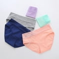 thumbnail image 3 of LEEy-world Lingerie for Women Plus Size Womens Underwear Cotton High Cut String Bikini Panties Stretch Low Rise Hipster Ladies Panties,Purple, 3 of 5