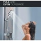 thumbnail image 5 of pommeau De Douche, Grande Carre Avec Commande Une Main, Haute Pression Avec 6 Modes De Douche, Chroms, 5 of 5