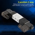 thumbnail image 3 of Válvula solenoide, válvula solenoide neumática DC 12V BSP 1/4 Válvulas solenoides construidas para durar, 3 of 8
