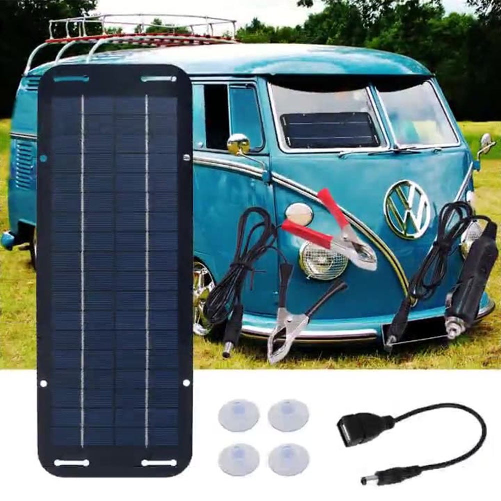 60W Solar Panel 12V olt Trickle Battery Charger For Caravan Car Van Boat Kit