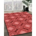 thumbnail image 3 of Ahgly Company Machine Washable Indoor Rectangle Transitional Orange Area Rugs, 5' x 7', 3 of 7